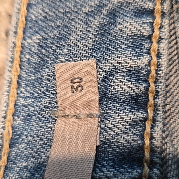HUDSON BARBARA HI-RISE VENT BABY BOOTCUT JEANS. SIZE 30. INDIGO PEACE. - Picture 4 of 14